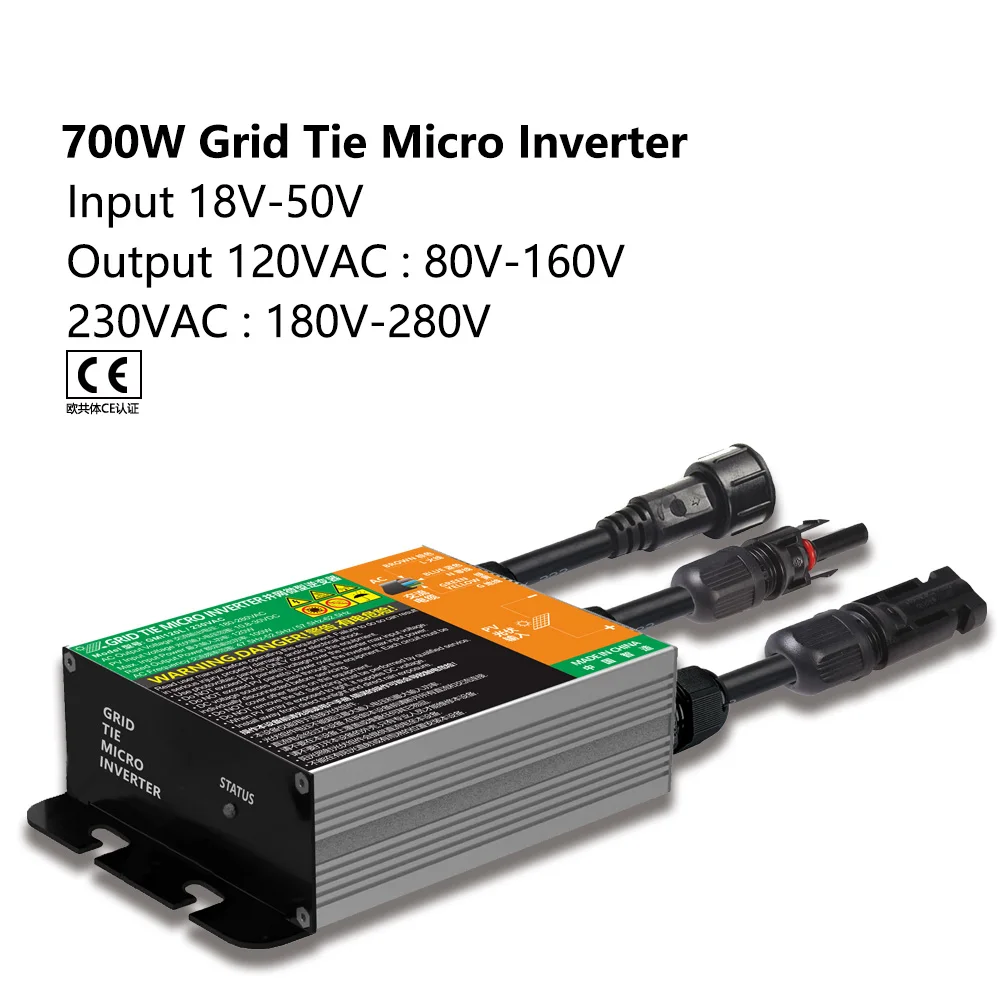 Imagem -04 - Micro Grade Tie Micro Inversor Solar Painel pv Solar Mppt dc 10.850v para Saída ac 110 230v 500w 600w 700w