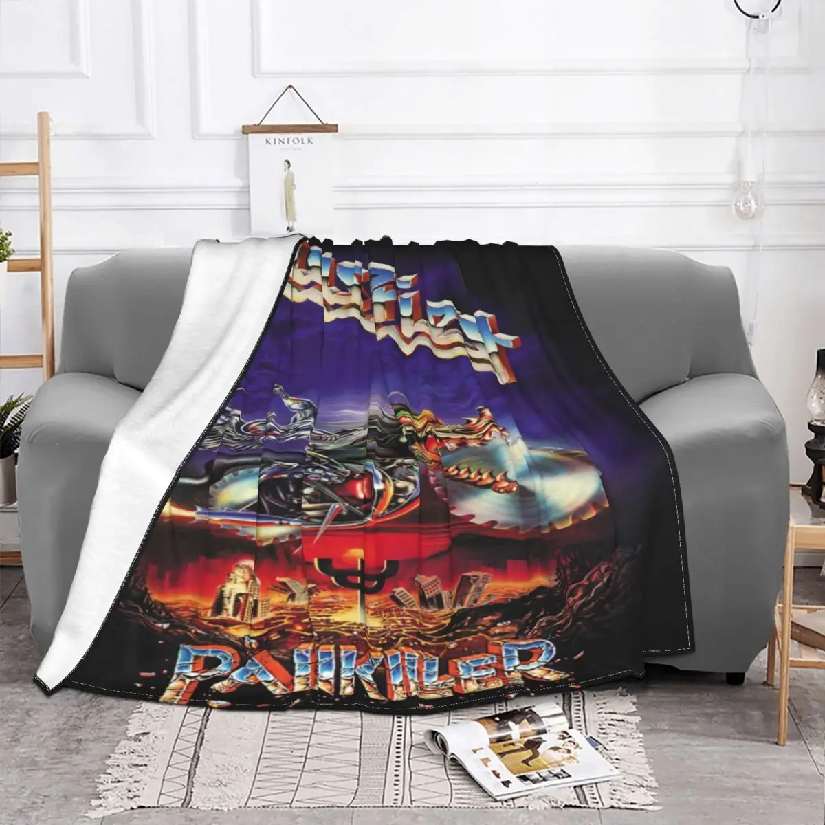 Judas Priest Firepower 544 Plush Bed Blankets Blankets & Throws Throw Blanket