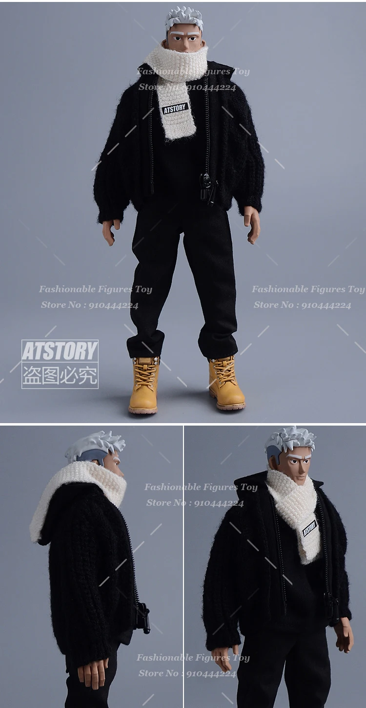 ผ้าพันคอถักมือ ATStory ขนาด 1/12 สำหรับตุ๊กตา BJD Asi 3.0 ขนาด 6 นิ้ว ของสะสมสำหรับนักสะสมแอคชั่นฟิกเกอร์