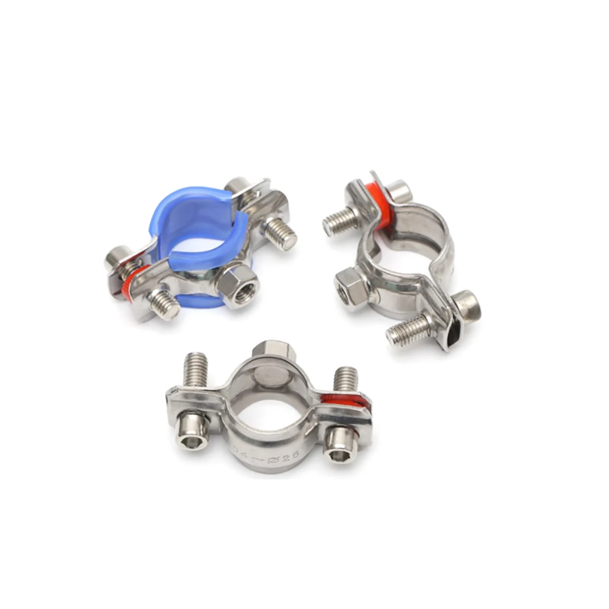 304 Edelstahl feste Rohr halterung Schweiß mutter klemme