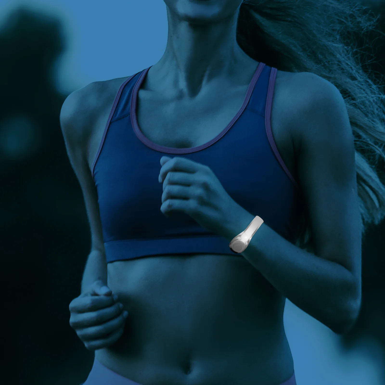 

1pc Glow Bracelet Wristband Premium Pvc Reusable Led Armband For Night Running Outdoor Sports Cycling Camping Hiking Cheer