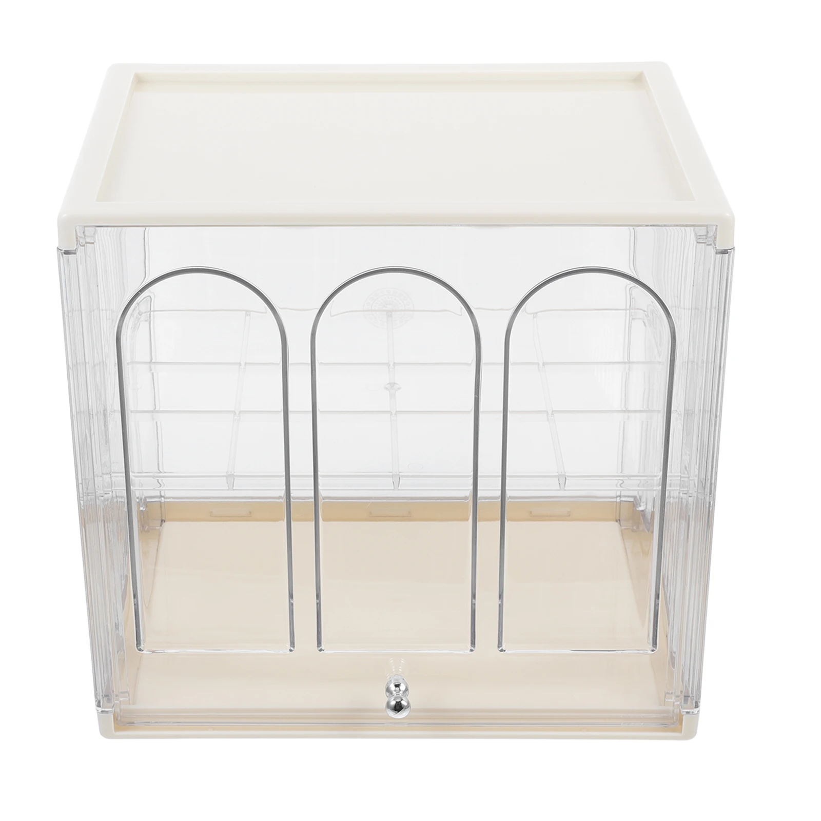 

Large Clear Bread Storage Box Dual Layer Airtight Kitchen Countertop Organizer For Loaves Pastries Fresh Keep Holder Breadbox