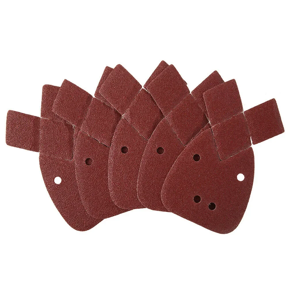50pcs Sanding Paper 40+80+120+240 Grit Mouse Sanding Sheets Pads Sand Paper For Black & Decker Sander Polishing Papers Parts