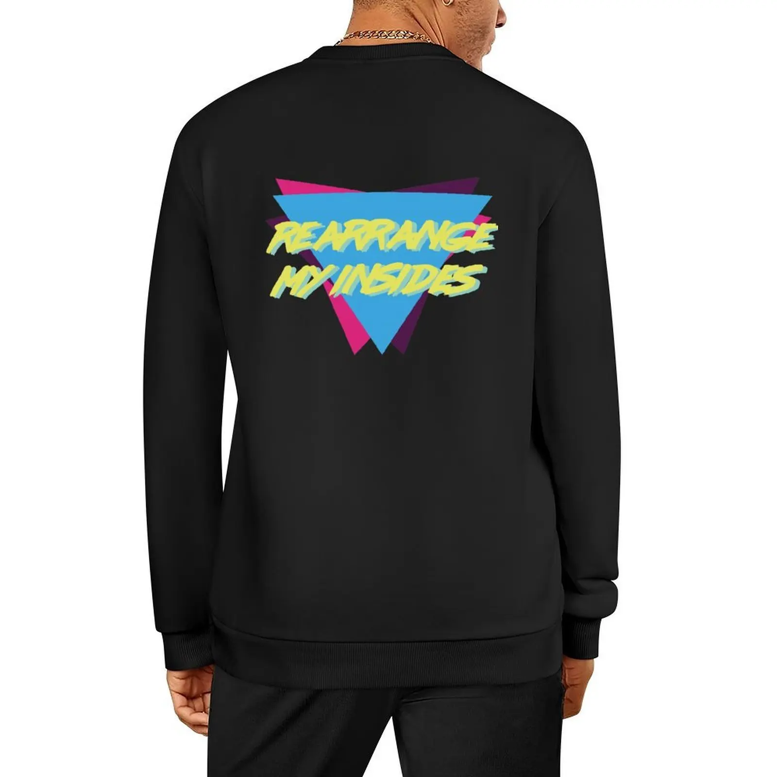 

Rearrange My Insides - 80s Synthwave Aesthetic Pullover mens designer clothes anime clothing men wear hoody