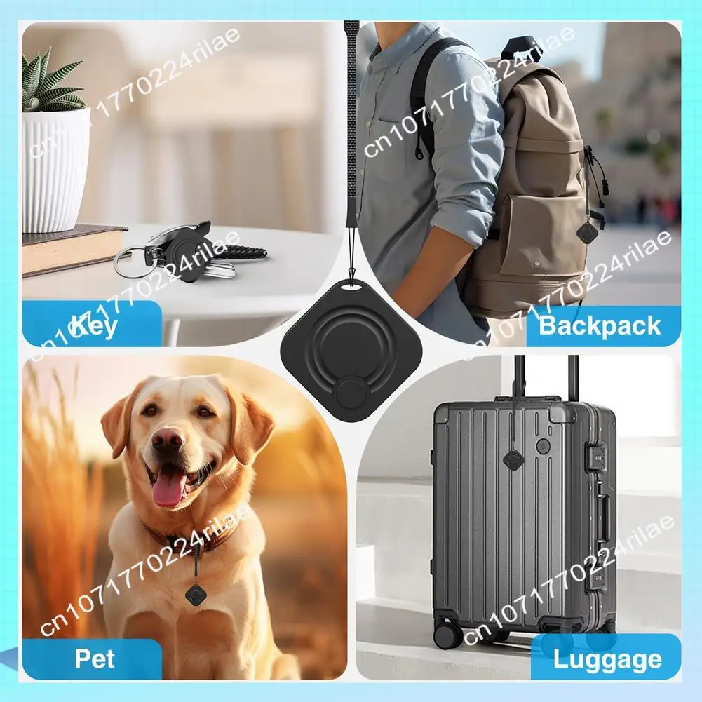Pelacak Udara A17Z, Pencari Lokasi Pencari Kunci dengan Suara Kompatibel untuk Temukan Saya (Hanya IOS), Pelacak Seperti Airtag, Pelacak Hewan Peliharaan