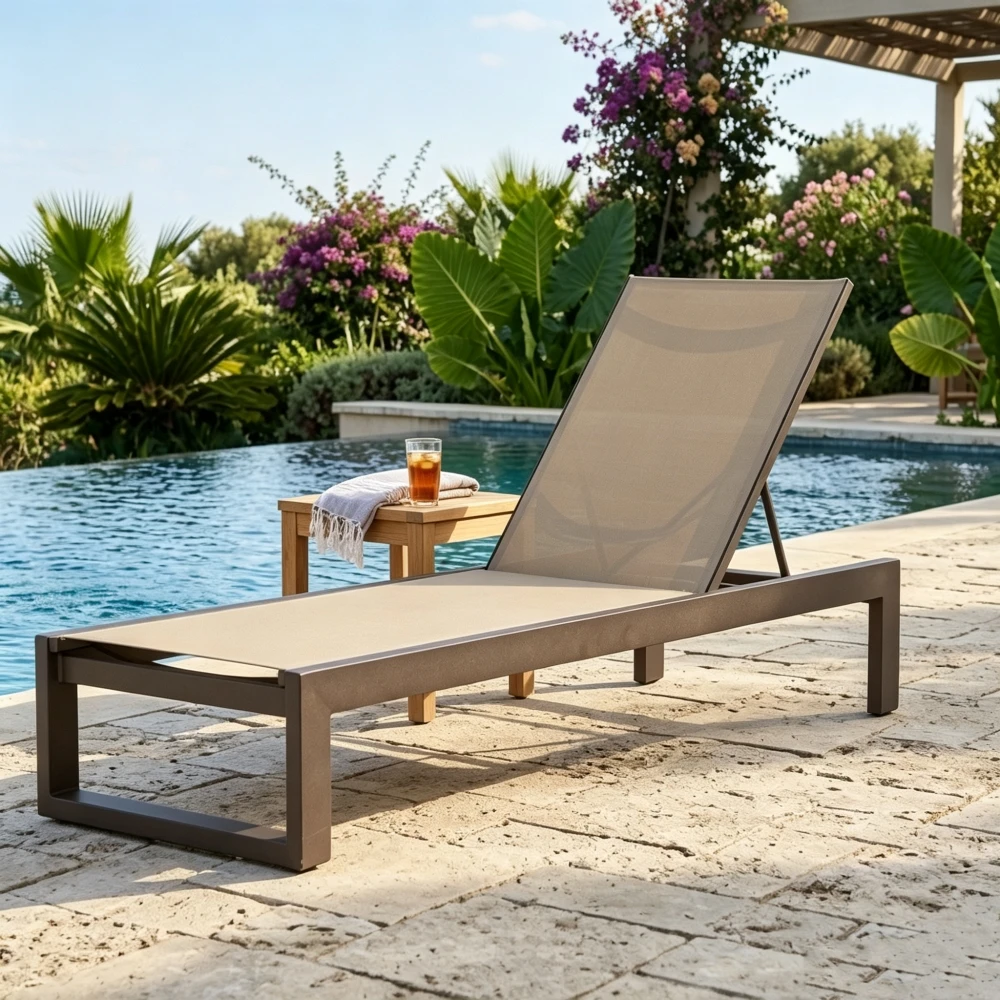 xx-Darwin Tumbona de Aluminio  - Outdoor Furniture Darwin reseña y precio