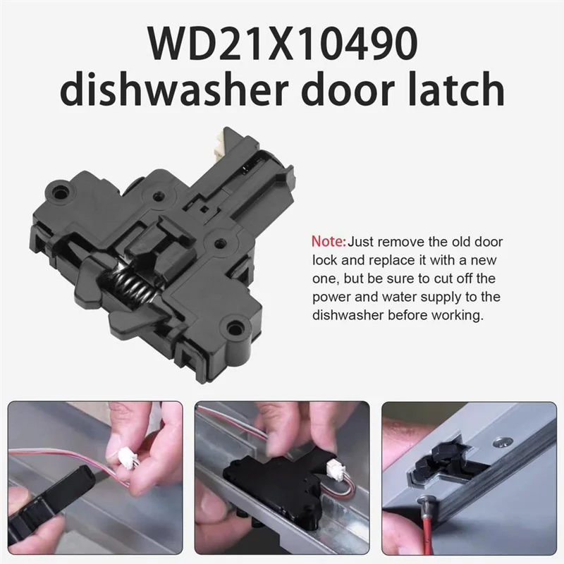 B59B-Dishwasher Door Latch Replacement Replacement For GE Models AP5668411, EAP6447681