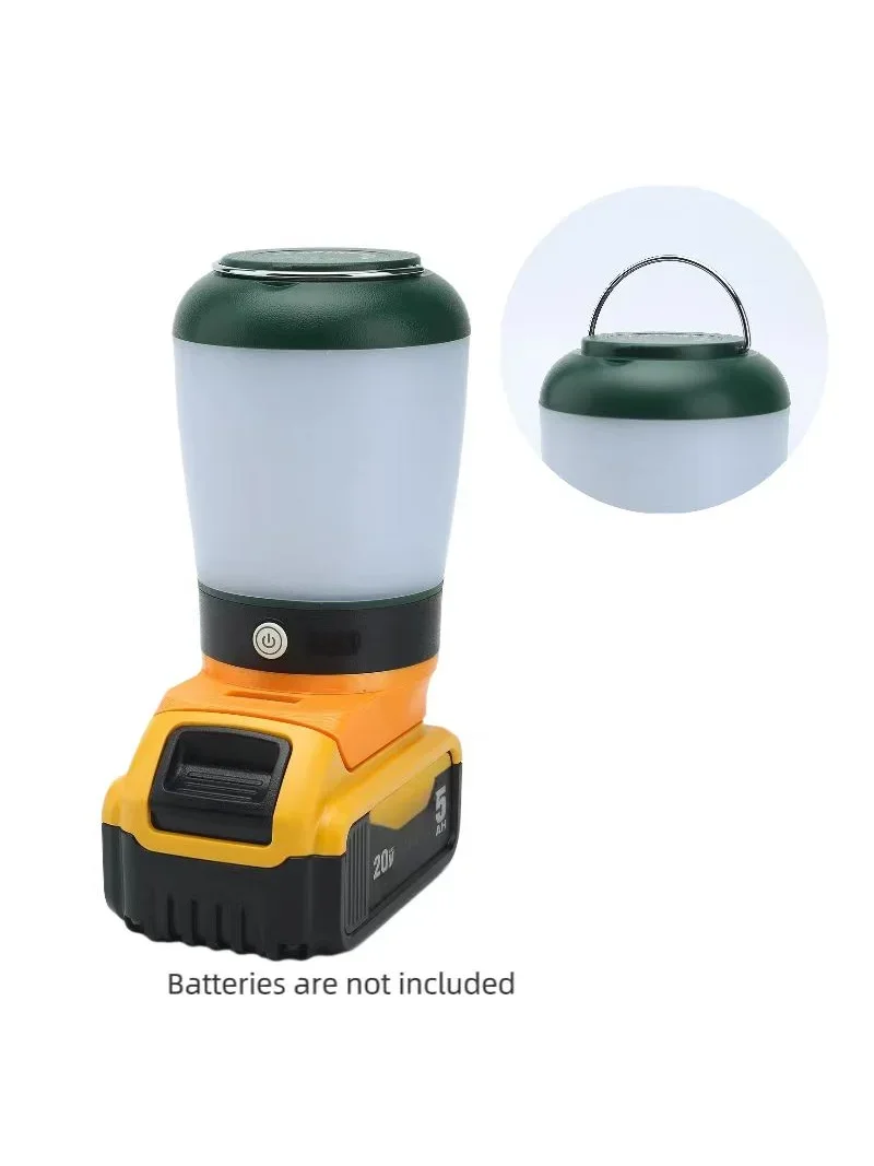 Imagem -02 - Lâmpada Led Portátil para Dewalt Camping Luz Lanterna Tent Lâmpada da Noite Festa Pesca ao ar Livre Excluindo Baterias