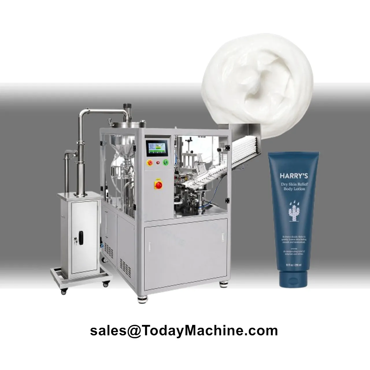 Automatic Cream Toothpaste Lotion Soft Plastic Tube Filling Sealing Machine