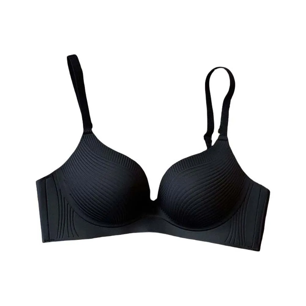 

Solid Color Wireless Deep V Bra Close-fitting Shockproof Brassiere for Women Traceless Lingerie Push Up Underwear Running