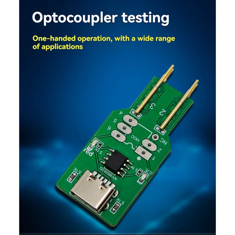 B62B Optocoupler Tester for Online Test Detection Module Electronic Repair Tool with Probe Type-C