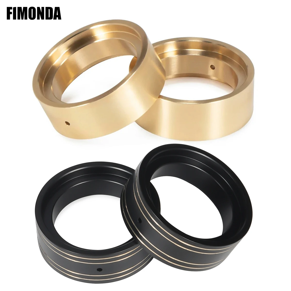 Brass Hub Weight Beadlock Rings 35g/Pcs for 1/18 RC Crawler TRX4M Defender Bronco Wheel Upgrade Parts