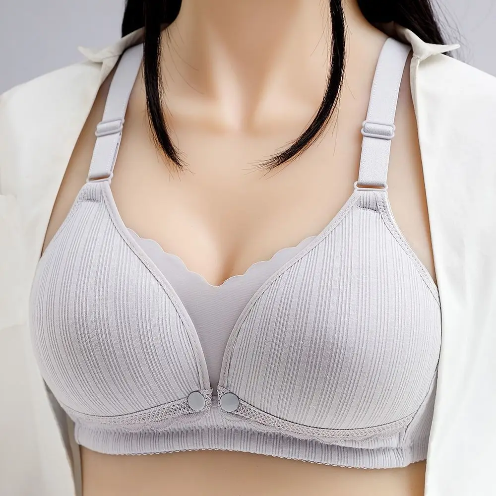 Breathable Nursing Bra Soft Comfortable Breastfeeding Underwear Prevent Sagging Seamless Maternity Nursing Bra Pregnant Women