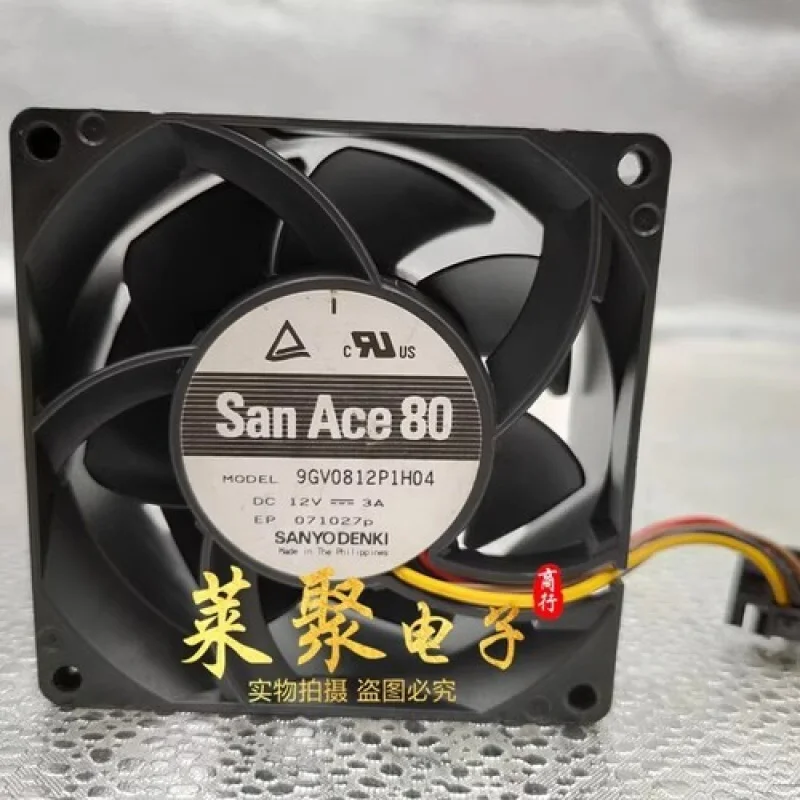 

C for SANYO 9GV0812P1H04 8038 DC12V 3A 8CM 4-Pin PWM Cooling Fan