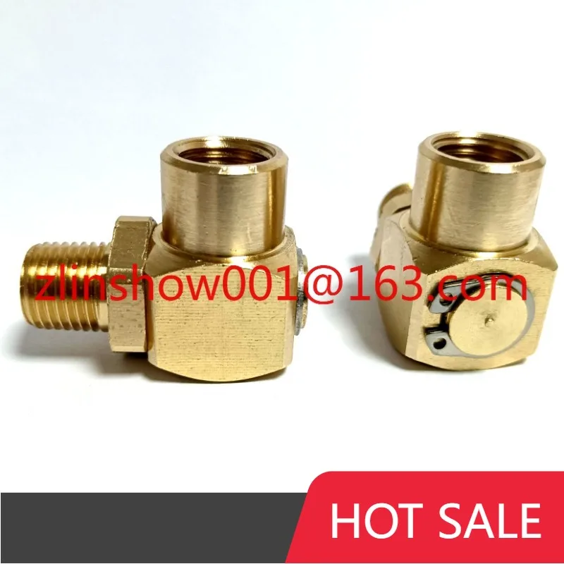 Full Size 90 Degree Male and Female High Pressure Brass Fire Hose Reel Swivel Joint Swivel Elbow