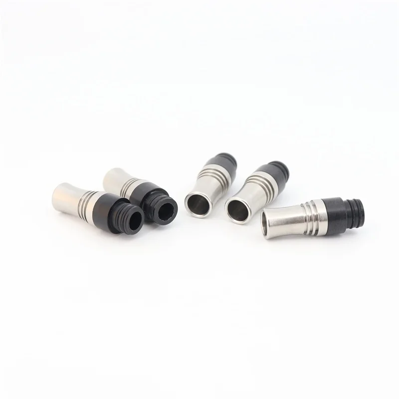 YUHETEC 9 fori 510 Drip Tip per macchina per prevenire E Liquid da scanalare Long 810 Drip Tips bocchino per RDA RTA Tank RDTA