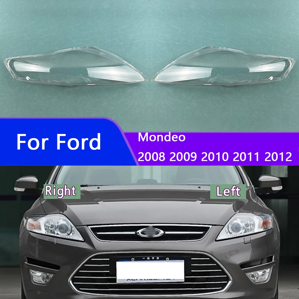 

For Ford Mondeo 2008 2009 2010 2011 2012 Headlamp Cover Transparent Headlight Shell Lens Plexiglass Auto Replacement Parts