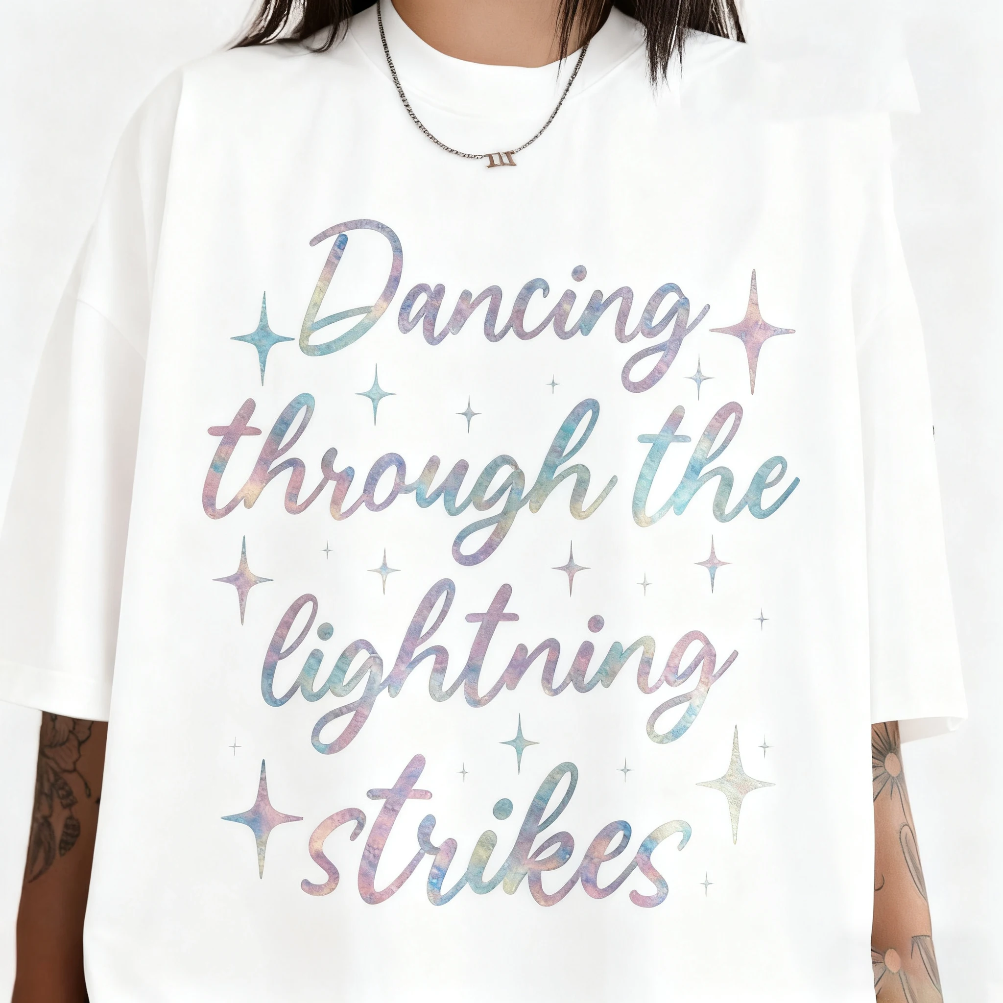 Dança através do relâmpago strikesprinted camiseta ts inspirado opalite gráfico de manga curta vestuário de dança topos roupas