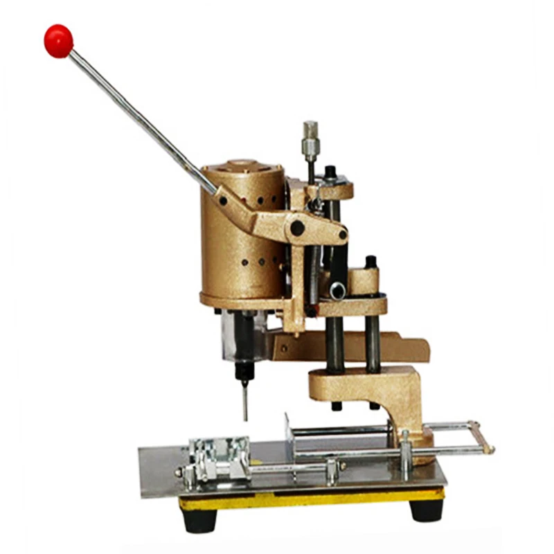 Semi-automatic 180W cast iron punching machine, punching diameter 2.5-10 mm, suitable for paper and cardboard