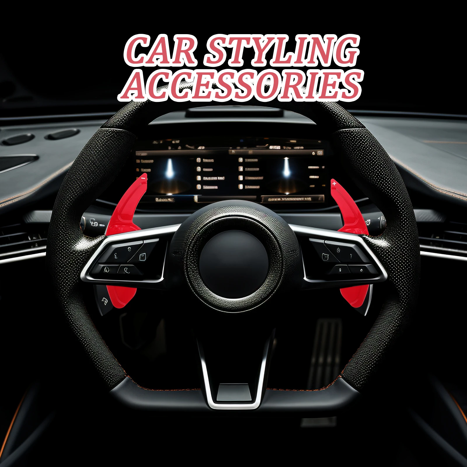 

Carbon Fiber Shift Paddle Extended Cover For A3 A6L S7 Steering Wheel Paddles Shifter Car Styling Accessories