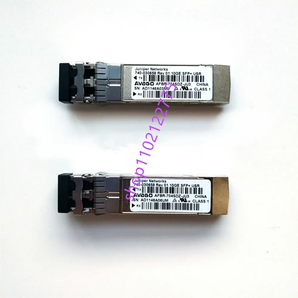 Juniper 10G SFP Optical Transceiver/740-030658 EX-SFP-10GE-SR AFBR-704SDZ-JU3 10GBASE-USR/SFP+ 100m 850nm Juniper Adapter Switch