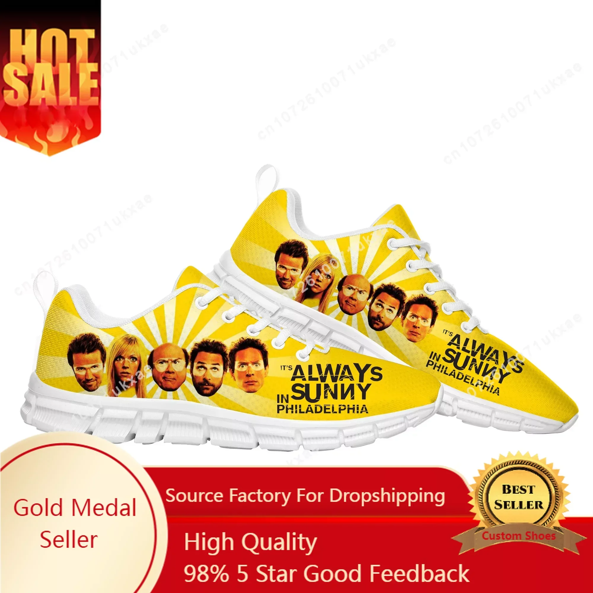 It's Always Sunny in Philadelphia Sports Shoes Mens Womens Teenager Kids Children Sneakers Frank Reynolds Sneaker Custom Shoes