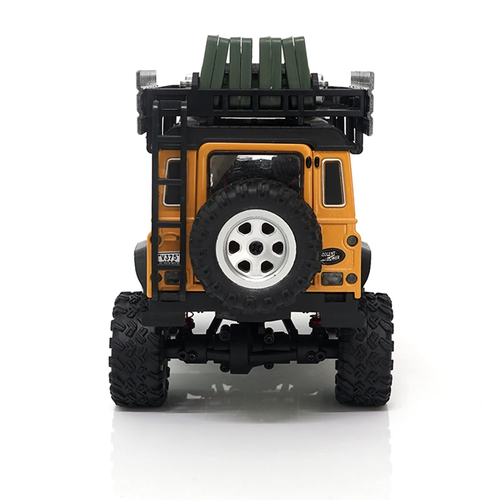 SG2801 4WD 2.4Ghz Simulation Remote Control Off-Road Climbing Car with Front and Rear Lights Vehicle Model Toy-Yellow