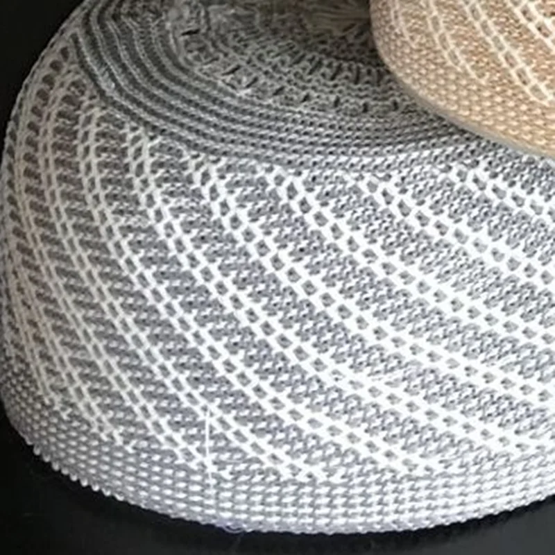 Kippah de malha de lã para homens, bonés muçulmanos, chapéu de oração islâmica, malha Hijab, acessórios Arabia, frete grátis