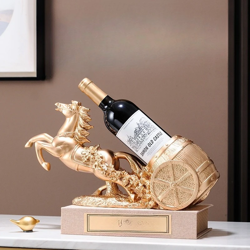 Light Luxury Creative Red Wine Rack, Living Room Partition Cabinet, Wine Cabinet Decoration and Decoration Supplies