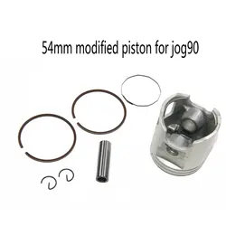 Motorcycle JOG90 Modified 54mm Piston & Ring set (12mm Pin) For Yamaha 90cc 2 Stroke Scooter Monarelli JOG90 4DM