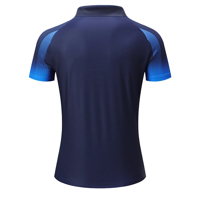 Badminton Jersey Women Table Tennis Gym Polyester Shirts Run Quick Dry Turn Down Tee 4XL Golf Breathable Game Clothes