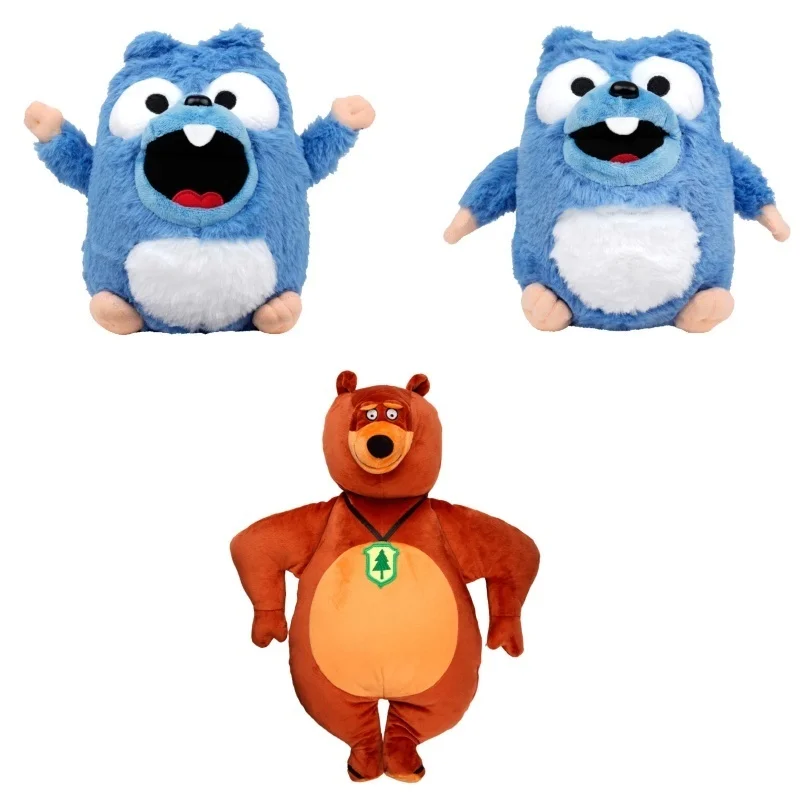 Anime Grizzy & The Lemmings Plush Kawaii Cartoon Grizzly And Lemmings Anime Peripheral Stuffed Doll For Kid Birthday Cute Gifts view 2