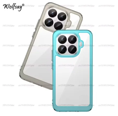 Transparent Case For Xiaomi 17 Case Anti-knock Silicone Colorful Back Cover For Xiaomi 17 Case For Xiaomi 17 Pro Max Phone Case