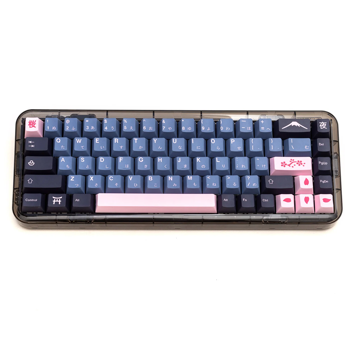 JTK NightSakura Original Factory High Key Cap PBT Heat Sublimation IKBC Ningzhi 68/75/87/980