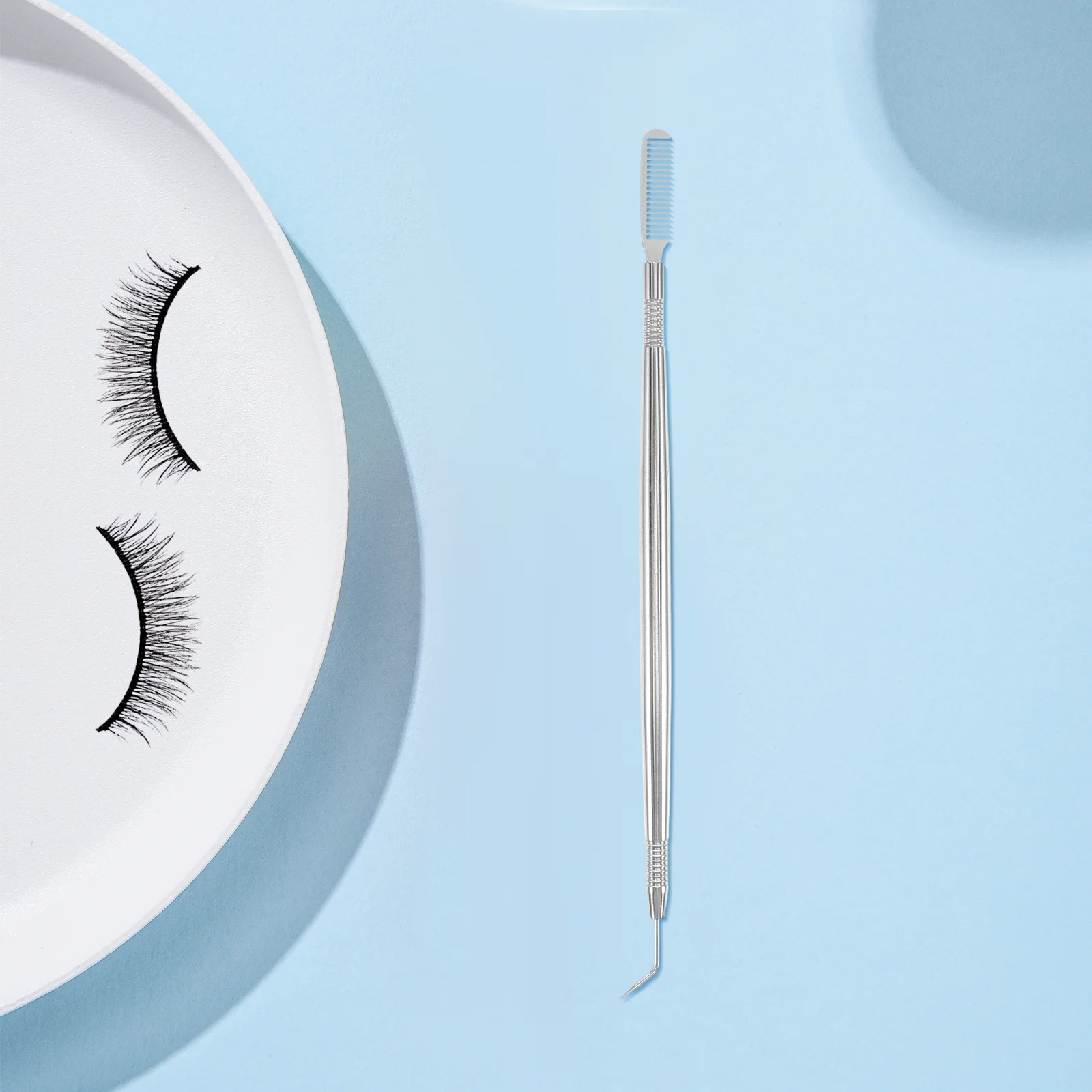 

Stainless Steel Heated Eyelash Lash Lift Comb For Eyelash Extension Curling Coloring Salon Use Portable Beauty Tool Lash