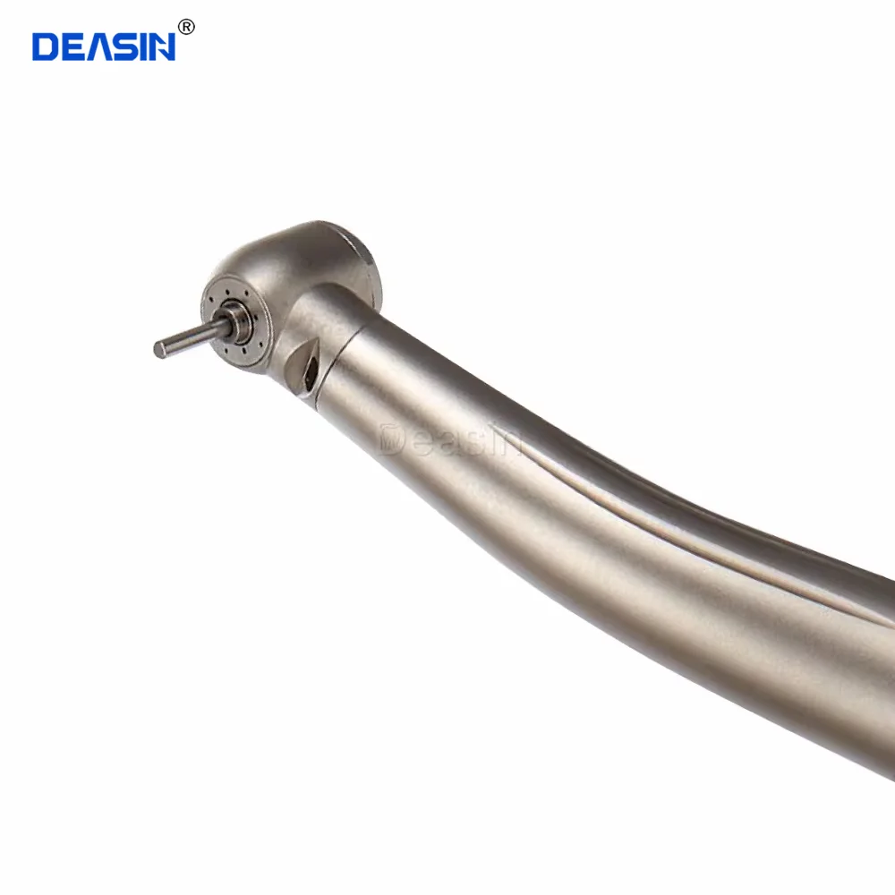 DEASIN Dental Optical Fiber Turbine high Speed 45 degree standard mini torque head rotation led handpiece for kv coupler