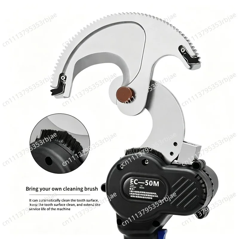 EC-50/65M Rechargeable Electric Ratchet Cable Cutter Handheld 18V 5.0AH Lithium Battery Copper Aluminum Steel Core Fast Scissors
