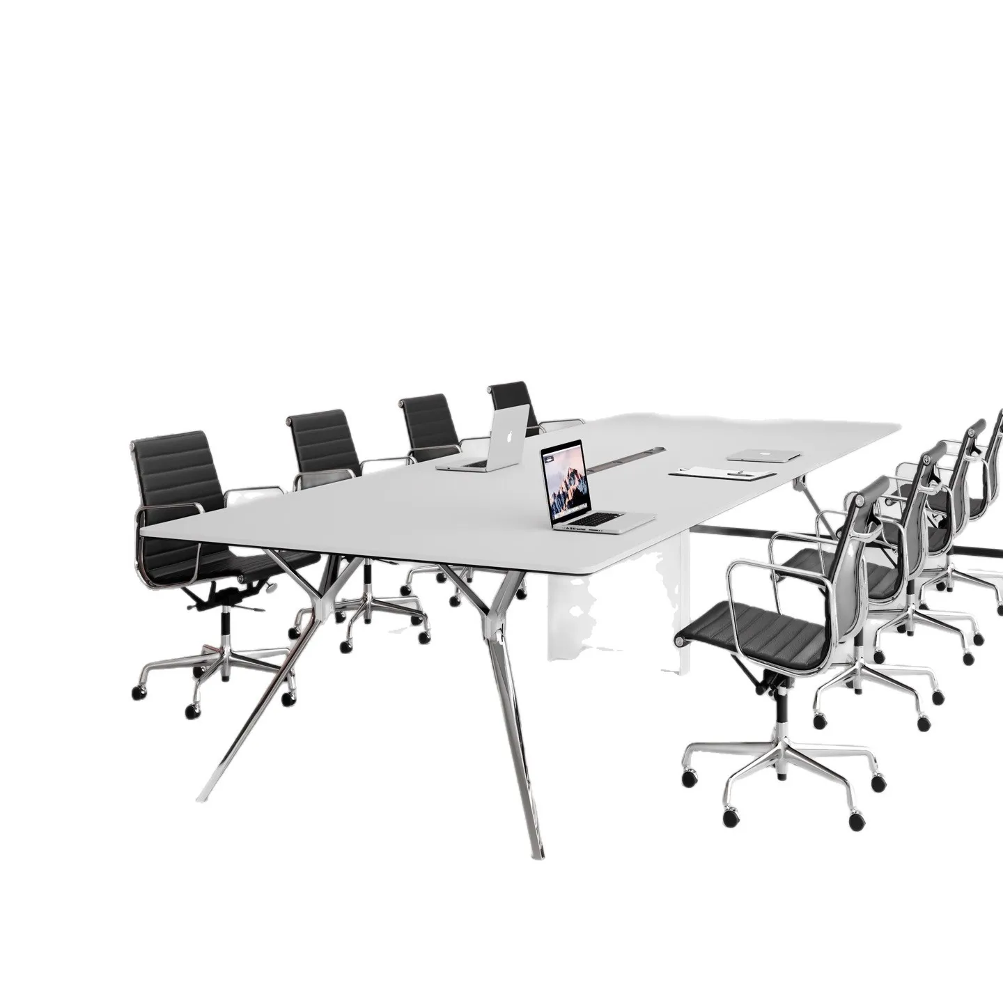 

Conference Table Long Simple Modern Large Conference Room Table And Chair Combination Rectangle Negotiation