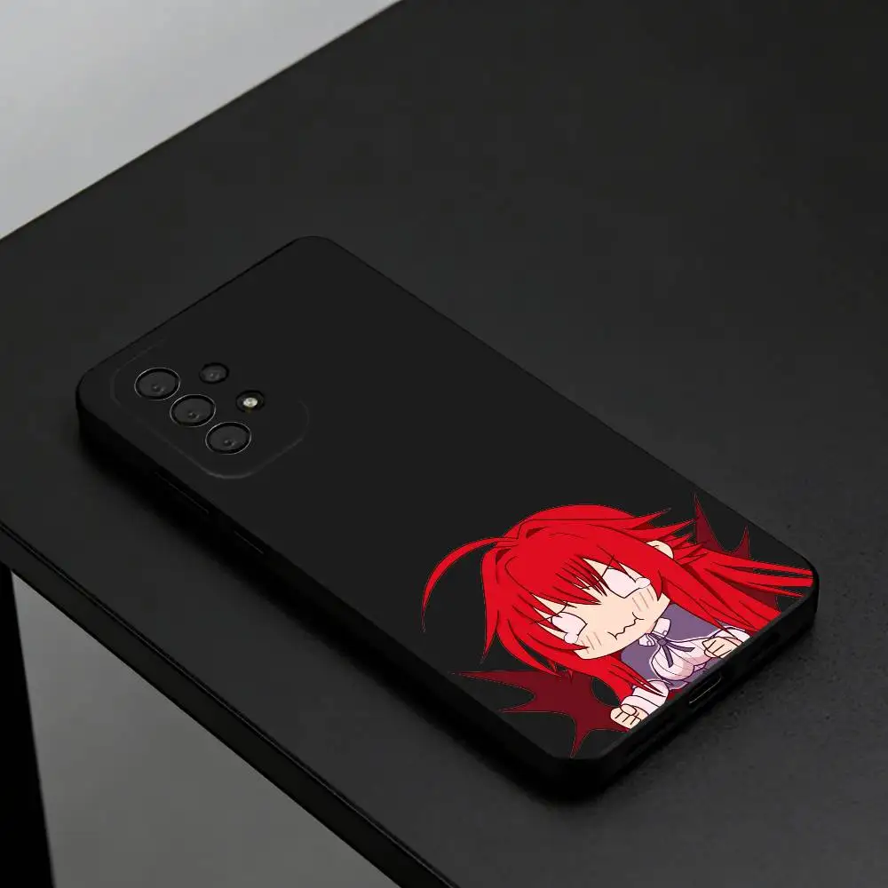 Rias Gremory High School DxD  Phone Case For Samsung S26,S25,S24,S23,S22,Plus, Soft Silicone Black Cover
