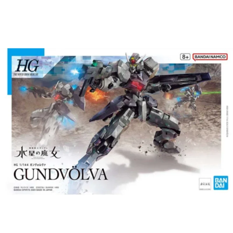 Genuine Bandai GUNDAM HG 1/144 TWFM EDM-GB GUNDVOLVA Anime Action Figures Model Figure Toy Collectible Gift for Toys Hobbies Kid