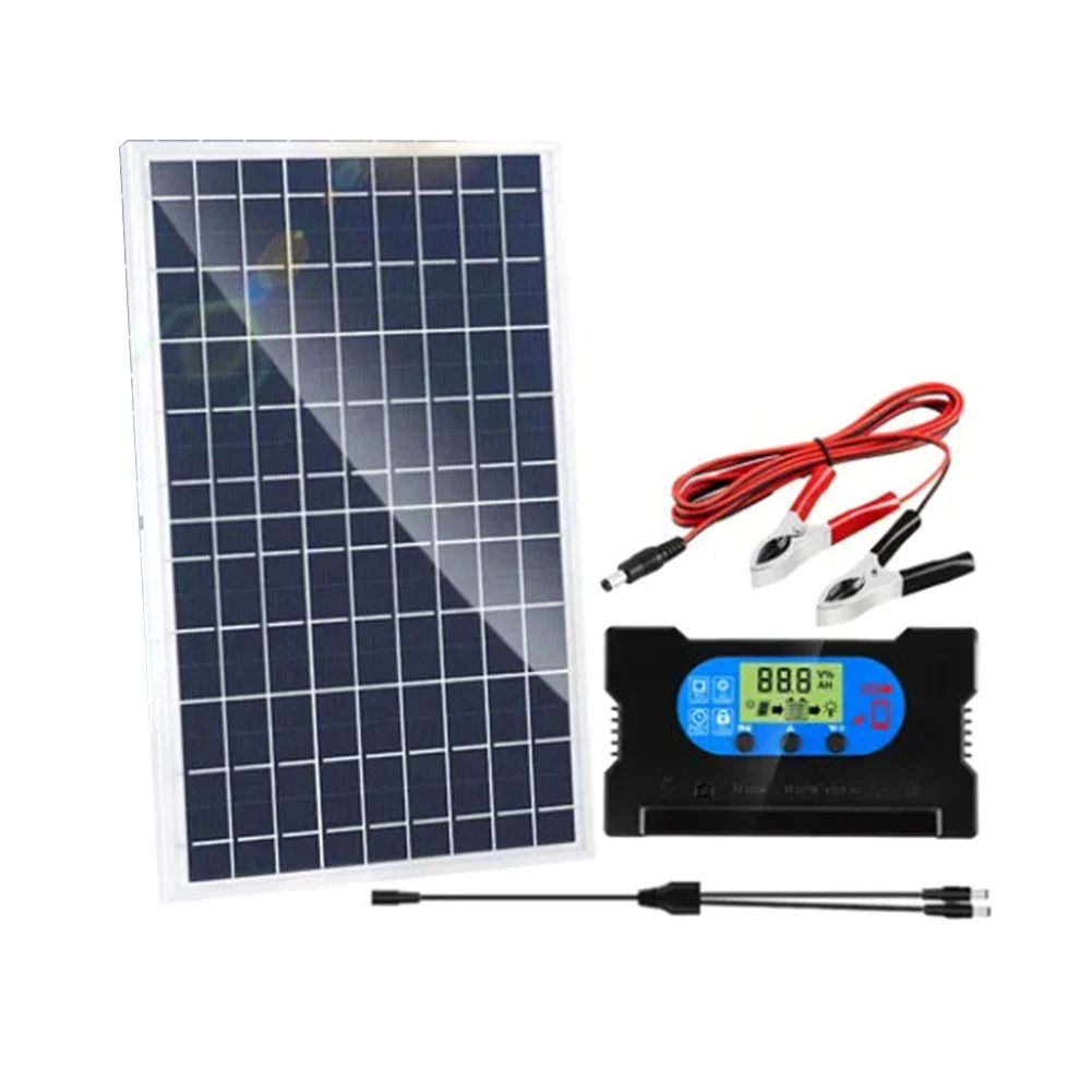 

Camping Outdoor Charging 10W Solar Charger Complete Accessory Charging Package Charging Kit Battery Compatibility