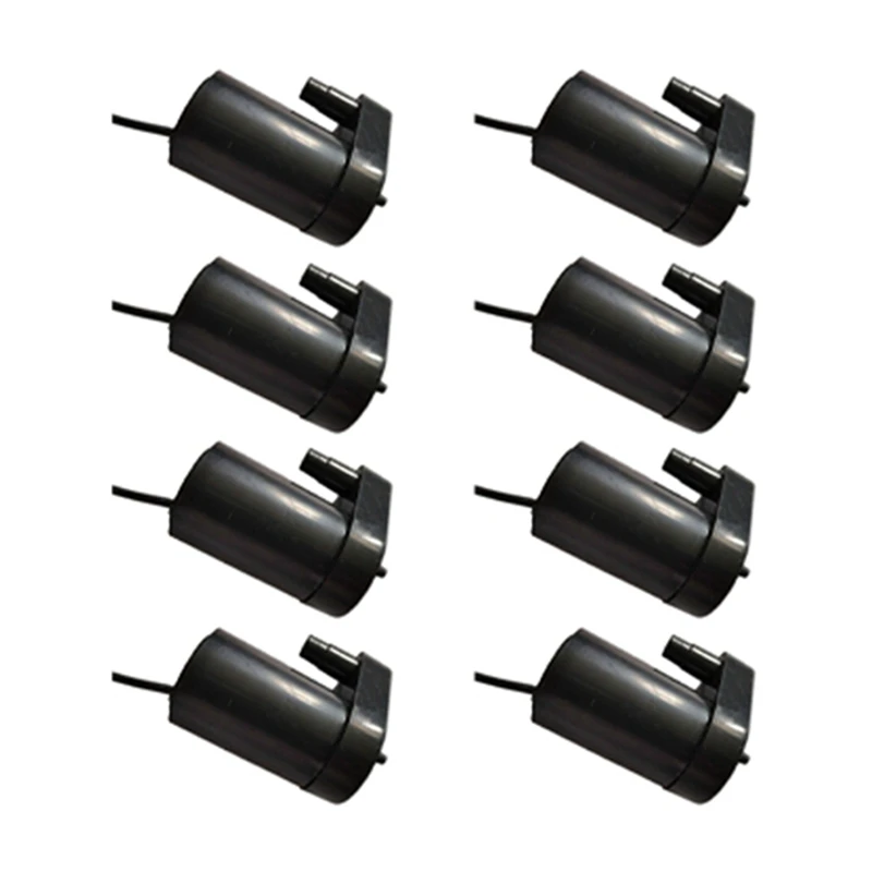 BAAG-8Pcs Черный бесшумный мини-погружной насос для DC3V 5V для компьютера с водяным охлаждением с питанием от USB