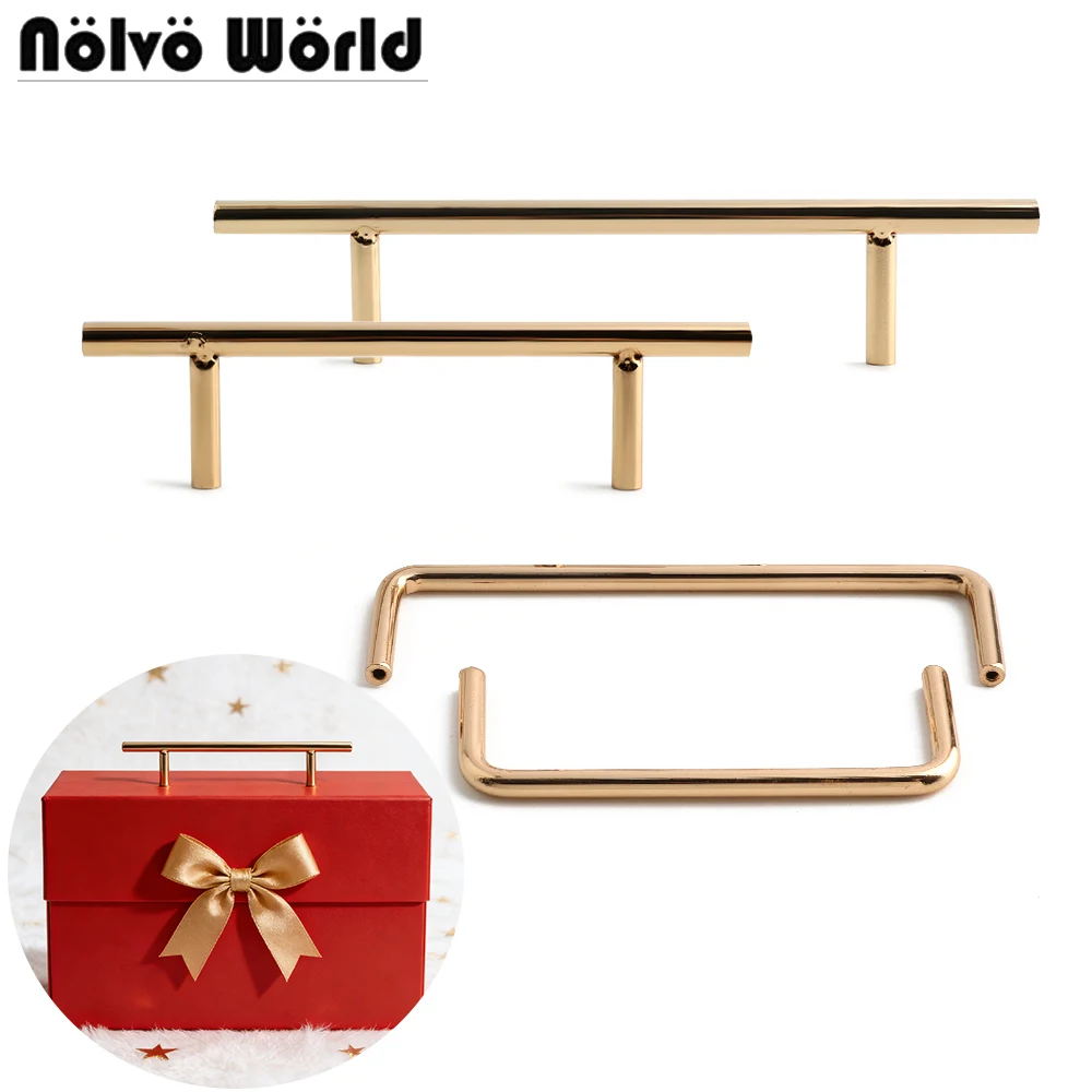 

2/10/20 шт., светло-золотая металлическая коробка, рамка, ручки для DIY, детский подарок, коробки для домашнего хранения конфет, сумки с ручками, ремешок, аксессуары