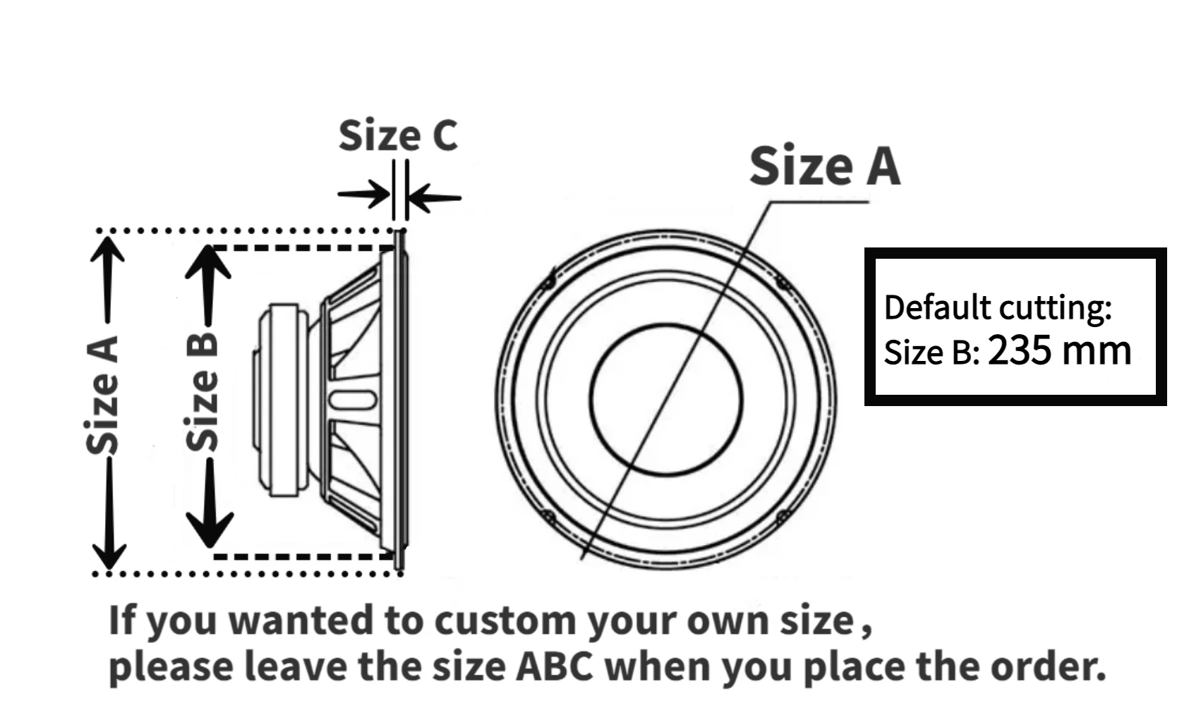 Craftsmen Customized One Pair 10 Inch Full-Range Birch Plywood Empty Cabinet Box DIY HiFi Tannoy Stirling GR Speaker Shell