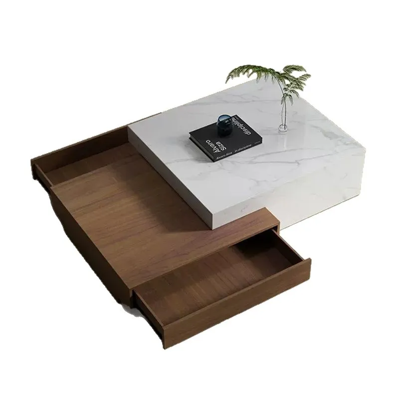 

Nordic style small apartment living room simple telescopic household combination light luxury