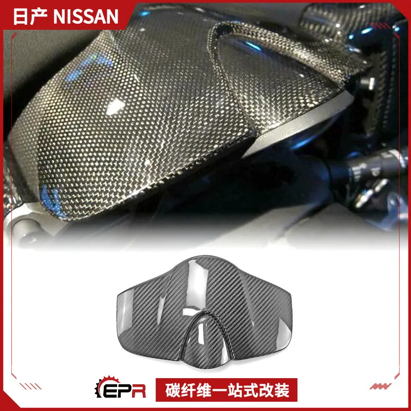 

Applicable to Nissan 370Z dry carbon fiber modified parts, the interior is equipped with Z34 instrument upper cover, and the cen