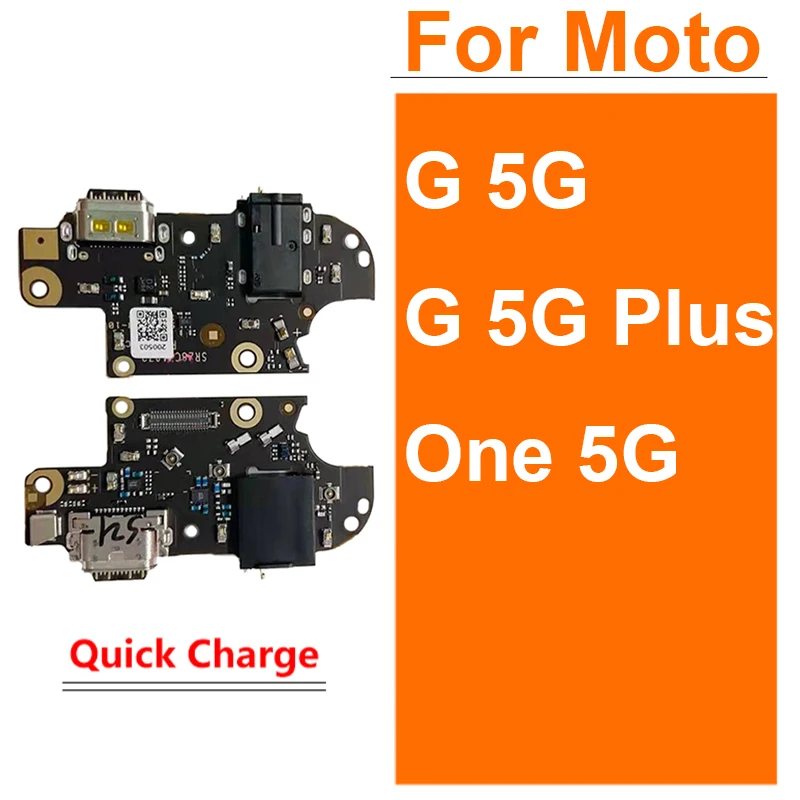 USB Charger Dock Board For Motorola Moto G 5G G 5G Plus One 5G USB Charging Port Board Fast Charger Repair Parts