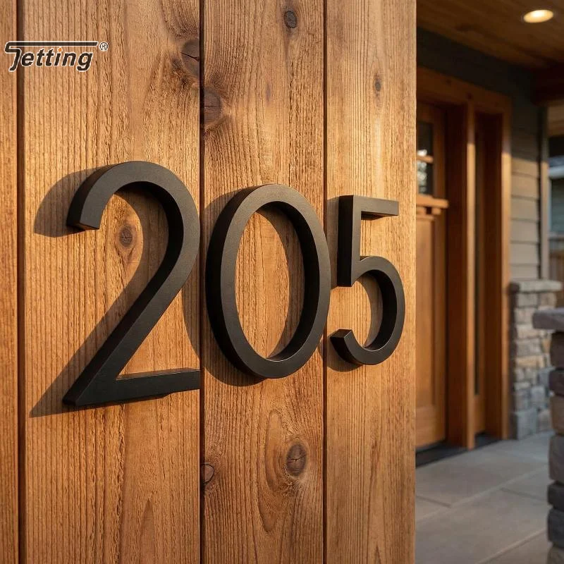 Modern Self Adhesive Acrylic House Number 3D Plaques Easy DIY Installation for Apartment Office Hotel Home Signage
