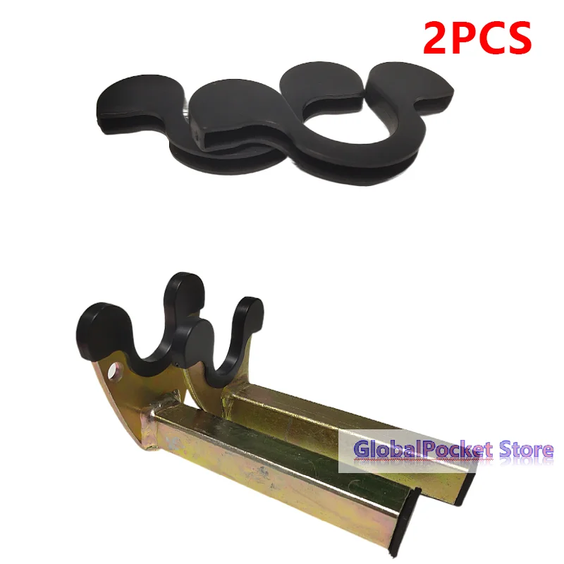 1Pair Universal Anti-skid Rubber Motorcycle Bike Stands Wheel Support Frame Stand Swing Arm Lift Tripod Hooks Rubber Accessories