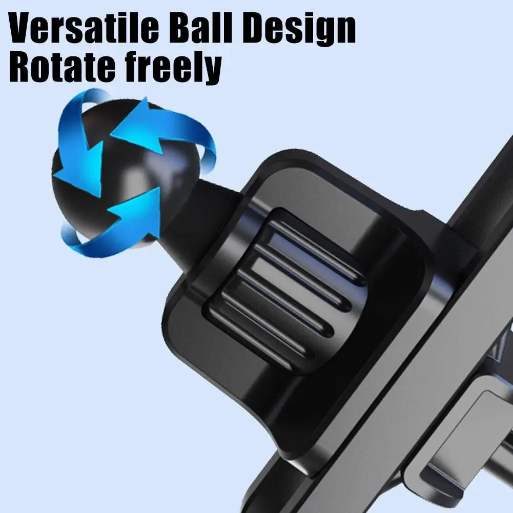 Universal Car Air Vent Clip Cellphone Holder Stand 17mm Ball Head Base Car Air Outlet Hook Clamp Accessories Auto GPS Brackets image 4